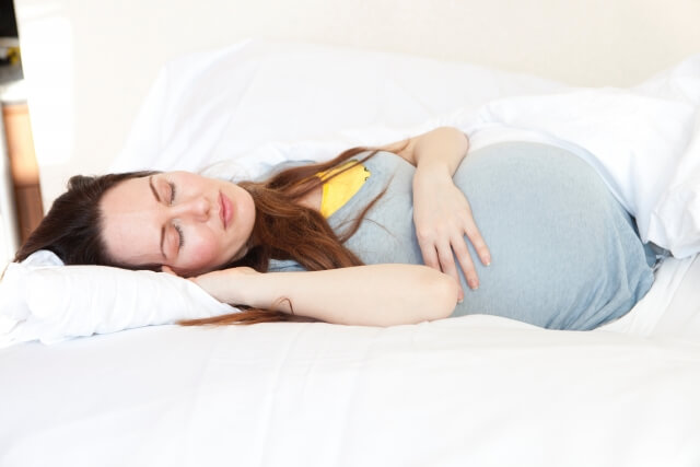 妊娠後期寝方(1)